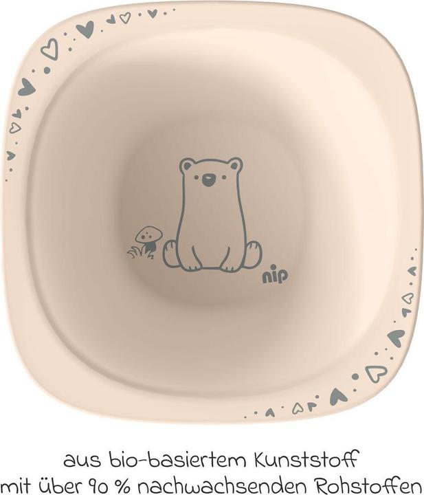Produktbild NIP Kinderteller & Breischalen Breischale 2er Pack eat green - Blau