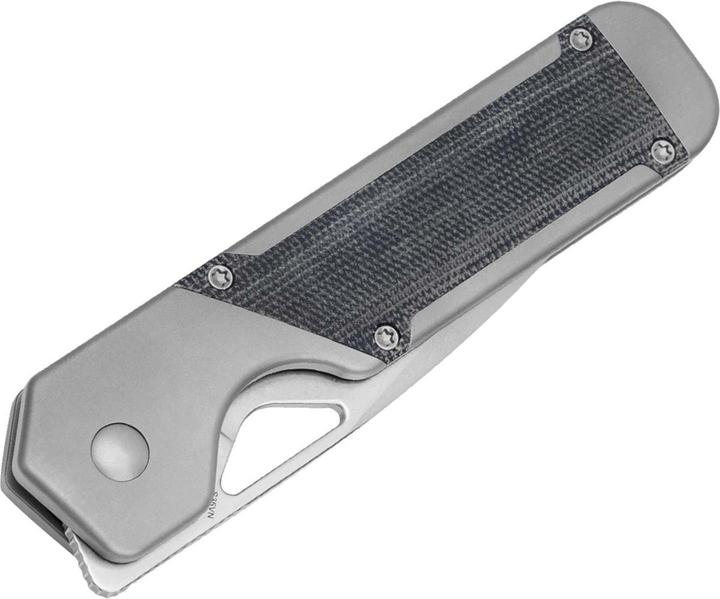 Produktbild Kizer Militaw Titanium Micarta Grey (8.50 cm)