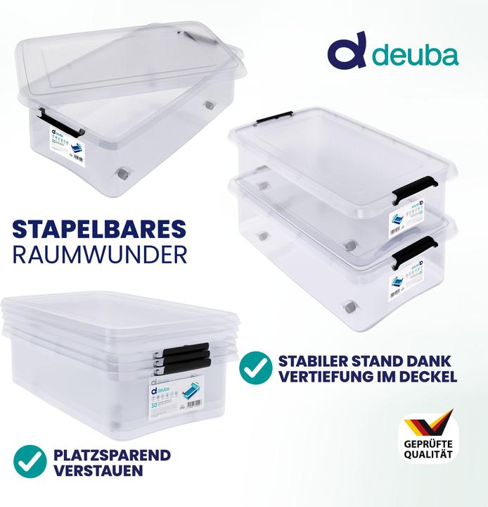 Image du produit Deuba Aufbewahrungsbox (60 x 40 x 17 cm, 24 l)