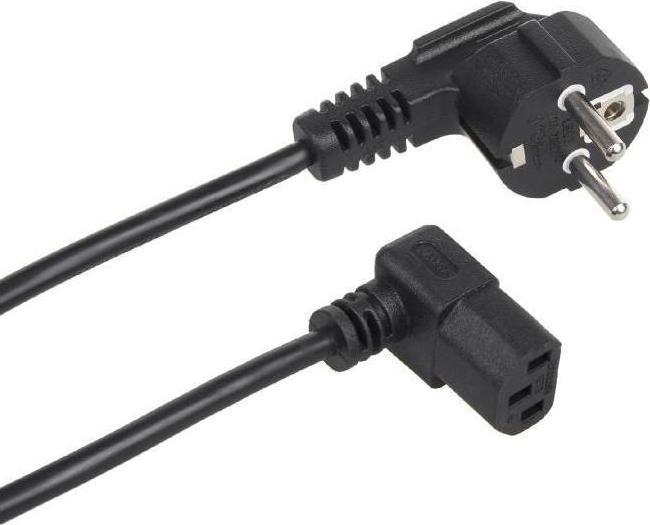 Produktbild Maclean Kabel zasilający Kabel zasilający, kątowy, 3 pin, wtyk EU,, MCTV-851 (1.50 m)
