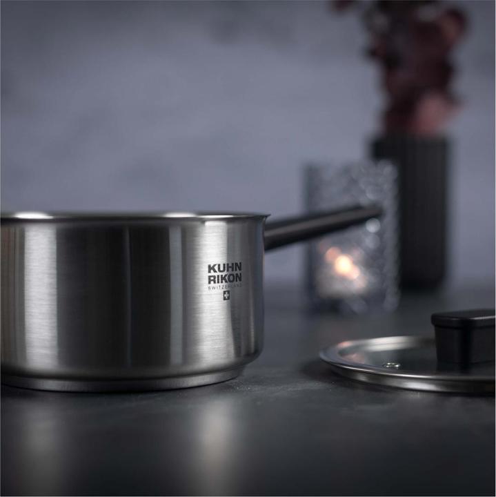 Image du produit Kuhn Rikon Locarno casserole 2.0 L · Ø 18 cm (18 cm, Casserole à manche, Acier inoxydable)