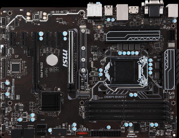 MSI Z270-A Pro (LGA 1151, Intel Z270, ATX)
