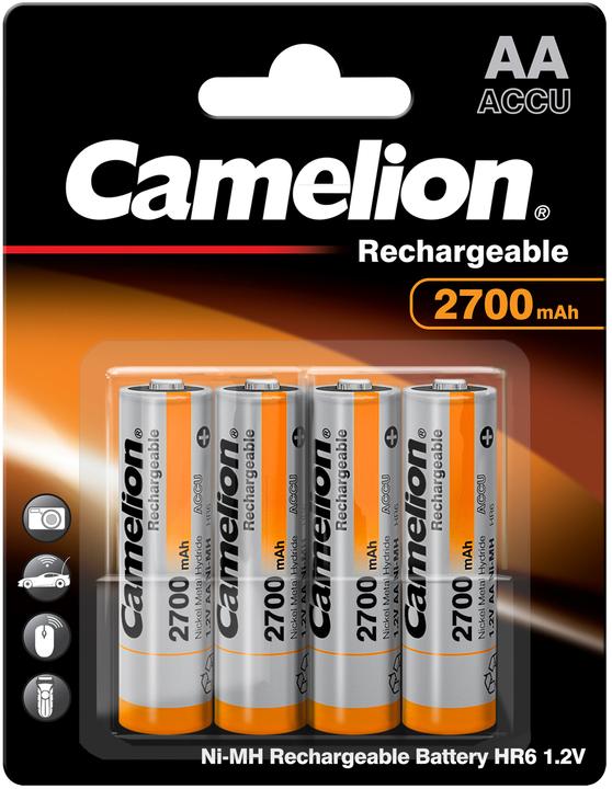 Actual product image Camelion NH-AA2300BP4 - Rechargeable battery - nickel metal hydride (NiMH) - 1.2 V - 4 S (4 pcs., AA, 2300 mAh, Rechargeable battery)