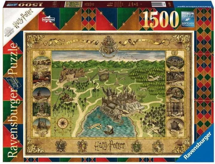 Ravensburger Puzzle 12000720 - Hogwarts Karte - 1500 Teile Puzzle für Erwachsene und Kinder ab 14 (1500 Teile)