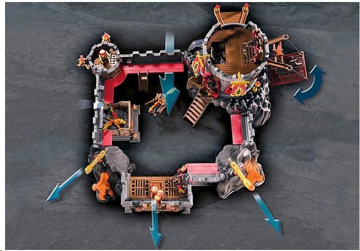 Actual product image Playmobil Fortress of the Burnham Feuerfels (70221, Playmobil Novelmore)