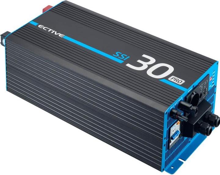 Produktbild Ective SSI 30 PRO 3000W/12V 4in1 Sinus-Wechselrichter mit Netzvorrangschaltung, Ladegerät & MPPT Laderegler