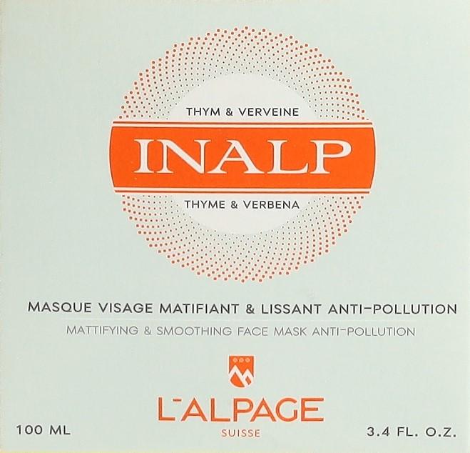 Immagine prodotto L'Alpage Suisse Maschera per il viso opacizzante e levigante anti-inquinamento (50 ml)
