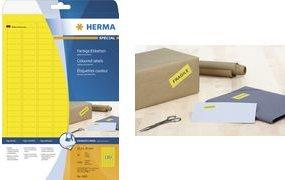 Produktbild HERMA Farbige Etiketten A4 ablösbar
