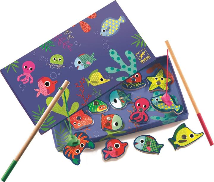 Actual product image Djeco Magnet game Fishing Colour (Multilingual)