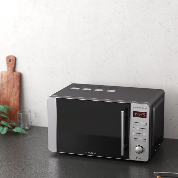 Actual product image Cecotec MICROONDAS 20L CON GRILL PROCLEAN 5110 INOX (20 l)
