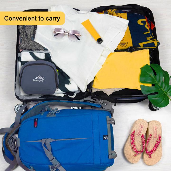 Produktbild Intirilife Faltbarer Rucksack in Dunkelblau (36 l)