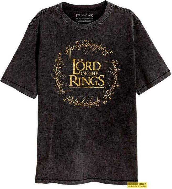 Heroes Inc Le Seigneur des Anneaux T-Shirt Gold Foil Logo (XL) (XL)