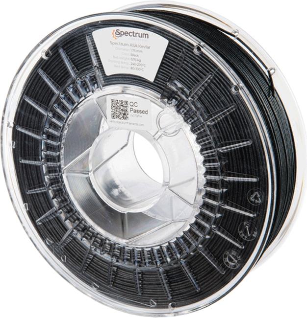 Produktbild Filament ASA Kevlar 1.75mm black 0,75kg (ASA, 1.75 mm, 750 g, Schwarz)