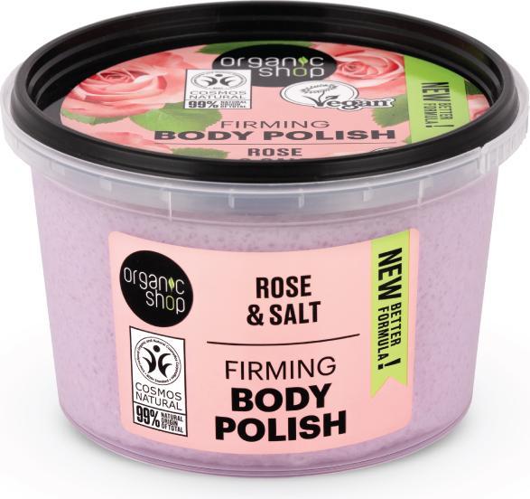 Organic Shop Organic Rose & Salt (Körperlotion, 250 ml)