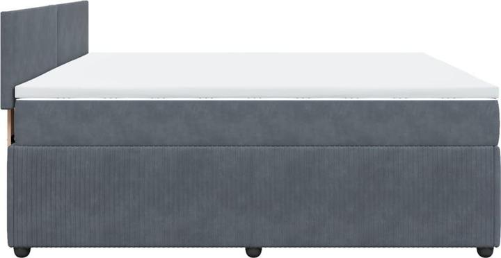 Produktbild VidaXL Bo x springbett mit Matratze 180 x 200 cm Samt (180 x 200 cm, 180 x 200 cm)