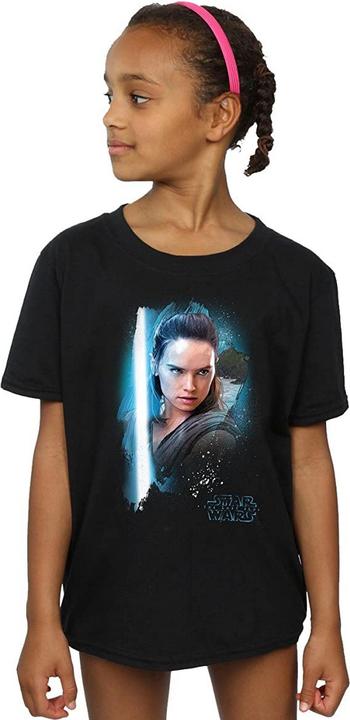 Immagine prodotto Star Wars Maglietta Rey in cotone spazzolato per bambine (140, 146)