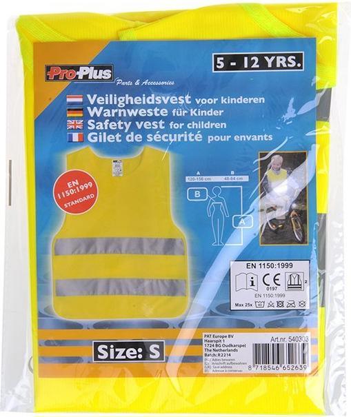 Actual product image Alpin Safety vest for children
