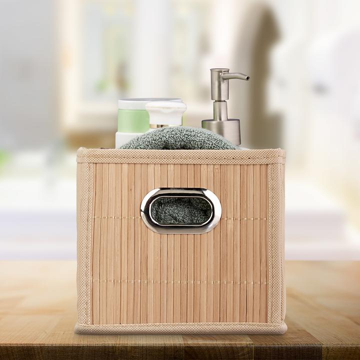 Image du produit Relaxdays Panier de rangement 3 compartiments (1 x, 15 x 31 x 14 cm)