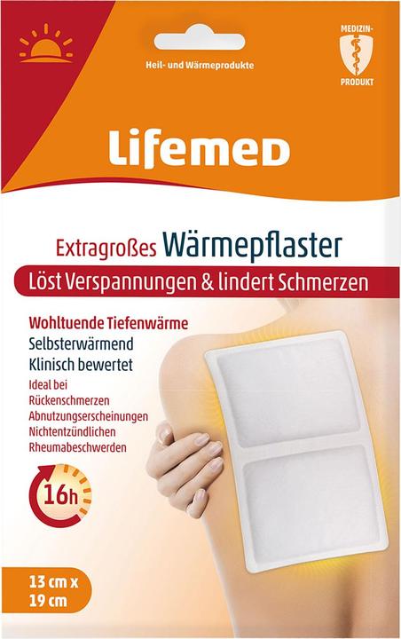 Produktbild Lifemed XL Wärmepflaster mit 16h Wirkung, 10er-Set (10 x)
