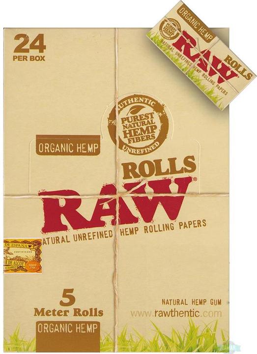 Produktbild RAW 24 x Organic Rolls Slim, 5 m