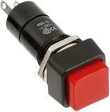Produktbild Eneroid Einbau-Druckschalter PBS-12A, quadratisch, Ein/Aus, rot