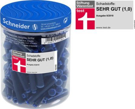 Produktbild Schneider Tintenpatronen (Füllertinte, Blau)