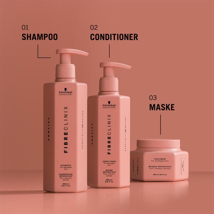 Produktbild Schwarzkopf Fibre Clinix - Fortify Shampoo (300 ml, Flüssiges Shampoo)