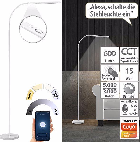 Immagine prodotto Luminea Smarte WLAN-Stehleuchte (600 lm)