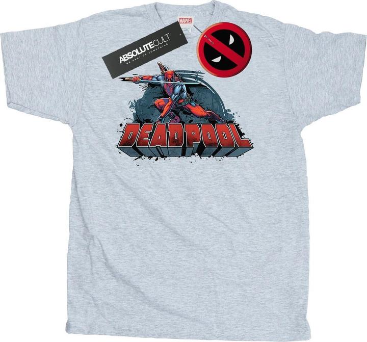 Produktbild Deadpool Sword Logo TShirt (L)