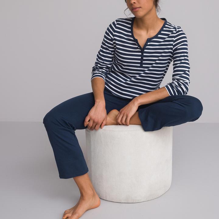 Produktbild La Redoute Collections Pyjama aus Baumwoll-Jersey (42)