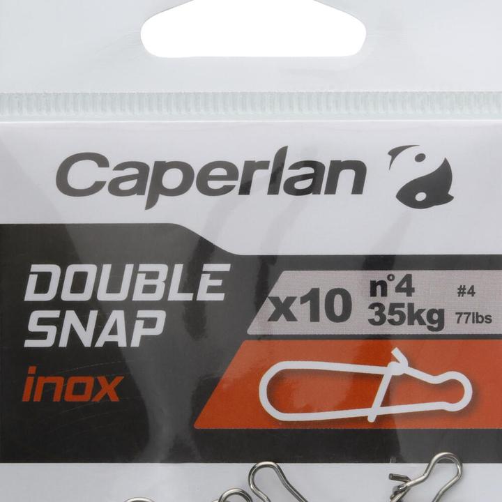 Actual product image Caperlan double snap inox x 10 167911