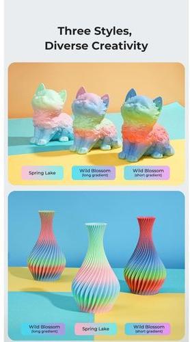 Actual product image Creality Hyper PLA (PLA, 1.75 mm, 1000 g, Multicoloured)