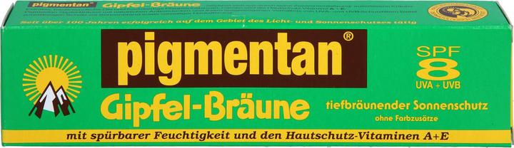 Produktbild Pigmentan Gipfel-Bräune SPF 8 Sonnenschutzcreme, 50 ml Creme (Sonnencreme, Bis SPF 10, 50 ml)