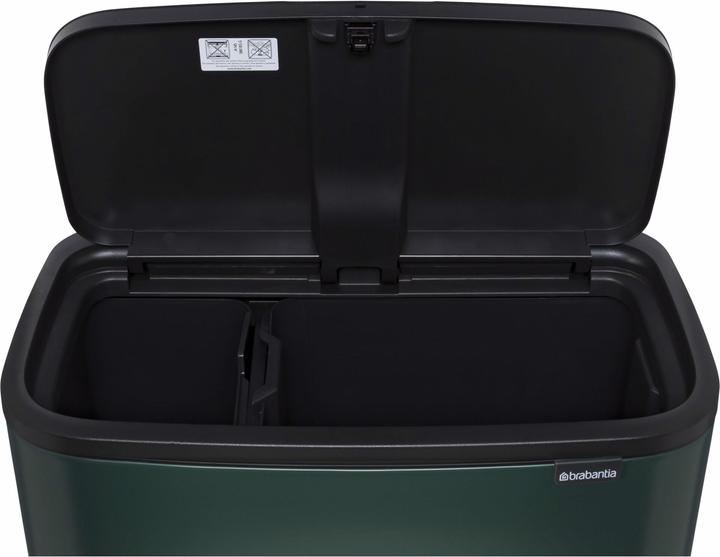 Actual product image Brabantia Trash can Bo Touch Bin Pine Green, 11 + 23 L (34 l)