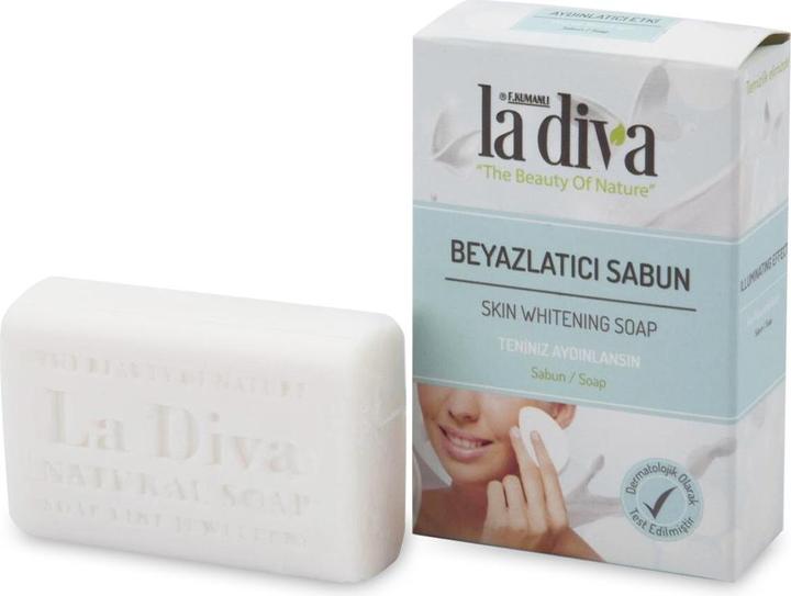 Actual product image La Diva Exfoliating soap that brightens the skin 100 g - (Soap lotion)