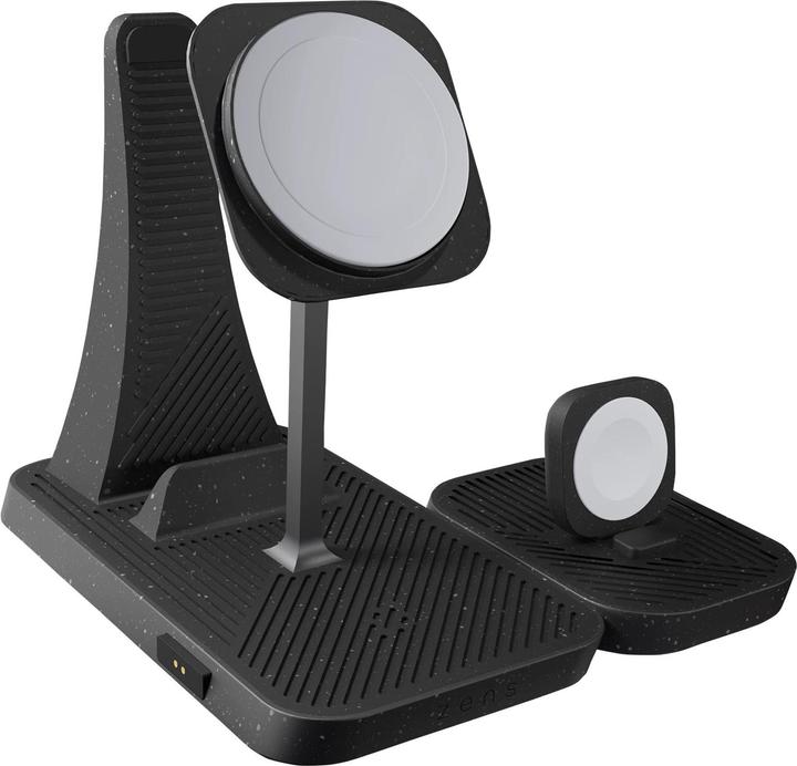 Produktbild Zens 3-in-1 MagSafe Draadloze Oplader met iPad Houder Zwart (65 W)