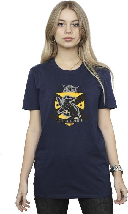 Immagine prodotto Hufflepuff Chest Badge Maglietta Ampia Donna (XL)