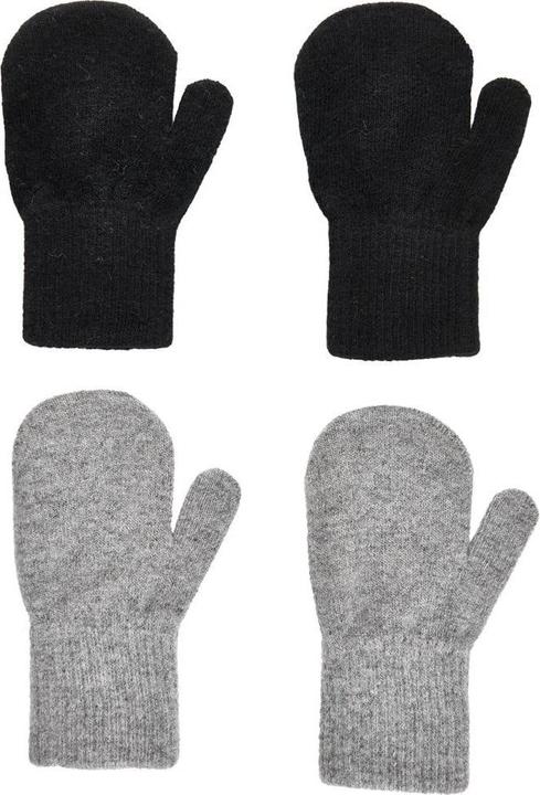 Image du produit CeLaVi Moufles gris/noir pack de 2 (1)