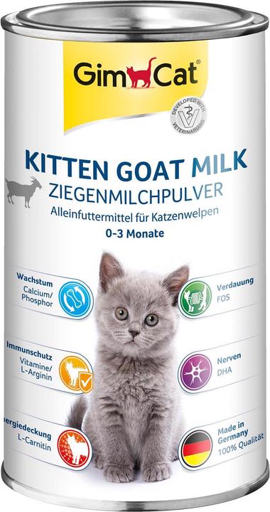 Produktbild GimCat Ziegenmilch für Katzen (Junior, Adult, Welpe + Kitten, 5 Stk., 200 g)