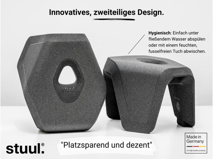 Produktbild Stuul Charcoal Toilettenhocker
