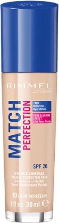 Produktbild Rimmel London Match Perfection SPF20 (010 Light Porcelain)