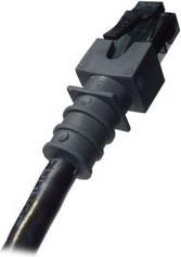 Actual product image PatchSee Cat6 RJ45 Patch cable U/UTP black - 4.9 m (U/UTP, CAT6, 4.90 m)