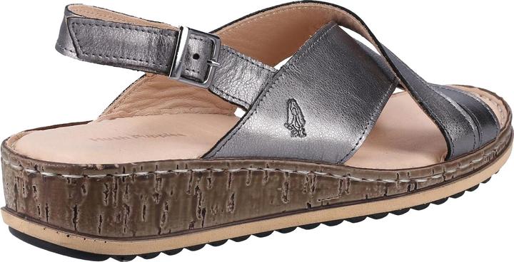 Immagine prodotto Hush Puppies Sandalo Elena con zeppa in pelle (40)
