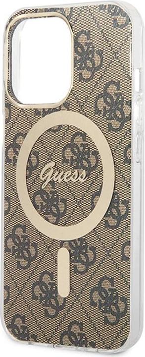 Immagine prodotto Guess Zestaw GUBPP13XH4EACSW Custodia+ Caricabatterie iPhone 13 Pro Max brązowy/marrone Custodia (Apple iPhone 13 Pro Max)