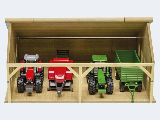 Actual product image Kids Globe Farming Agricultural shed for tractors