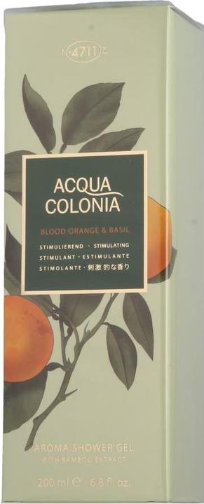 Produktbild Acqua Colonia 4711 Acqua Coloniaood Orange en Basil (Shower Gel 200ml) (200 ml)