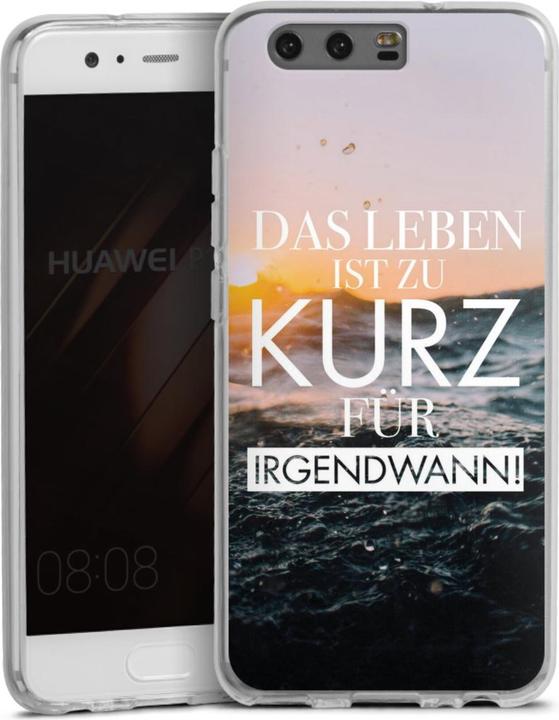 Produktbild DeinDesign Silikon Hülle für Huawei P10 Handyhülle Case Smartphone Schutzhülle Spruch Meer Statement (Huawei P10)