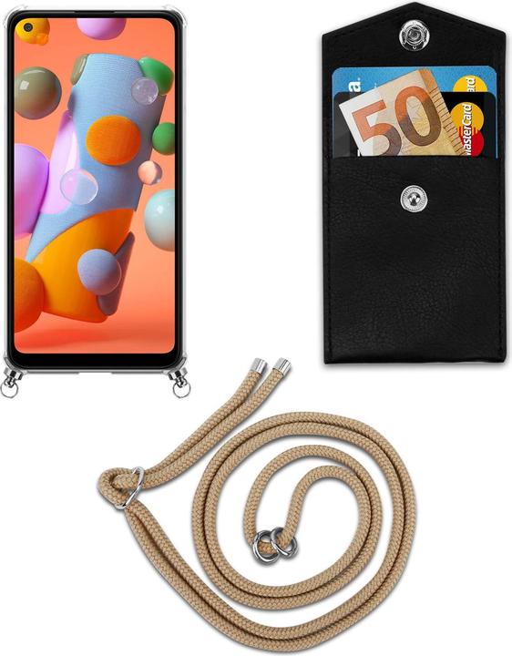 Produktbild Cadorabo TPU Handy Kette SILBER Cover