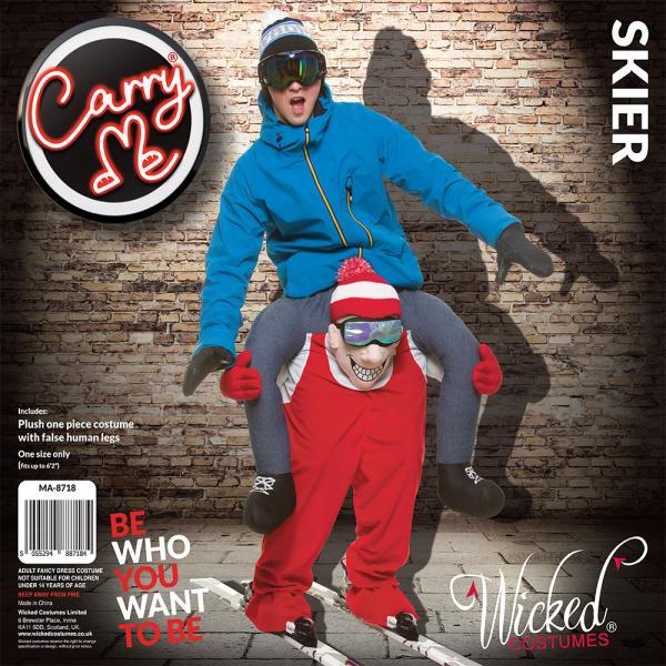 Actual product image Wicked Costumes Piggyback - Carry Me: Skier (One size)