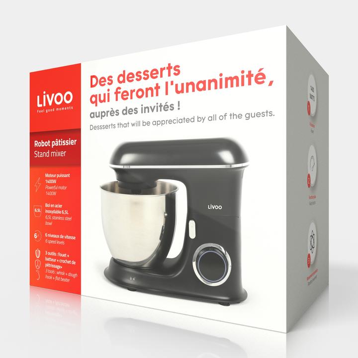 Image du produit Livoo Robot pâtissier (1400 W)